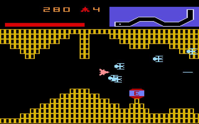 Vanguard (1983) (Atari) Screenshot 1
